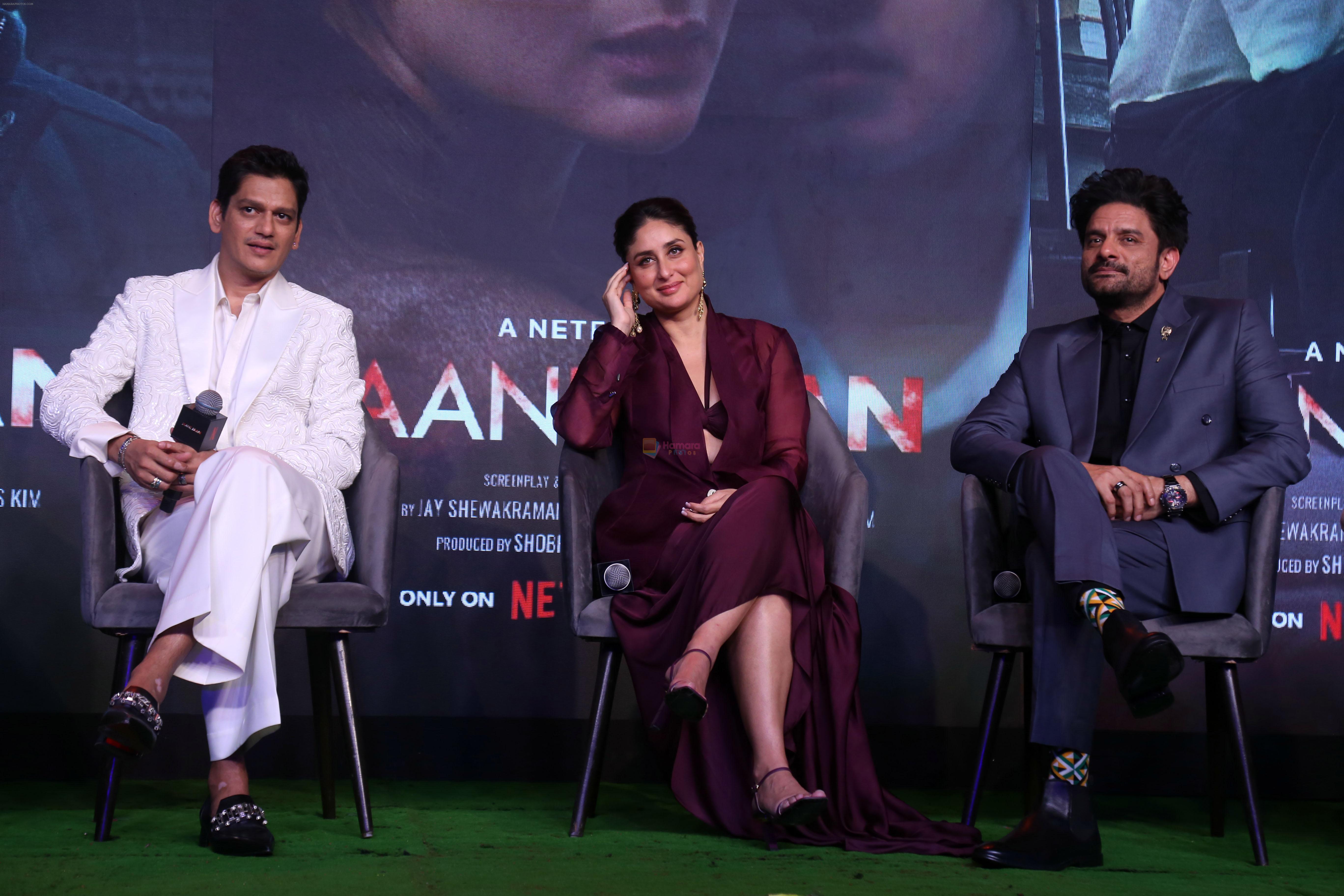 Jaideep Ahlawat, Kareena Kapoor, Vijay Varma at Jaane Jaan Film Trailer